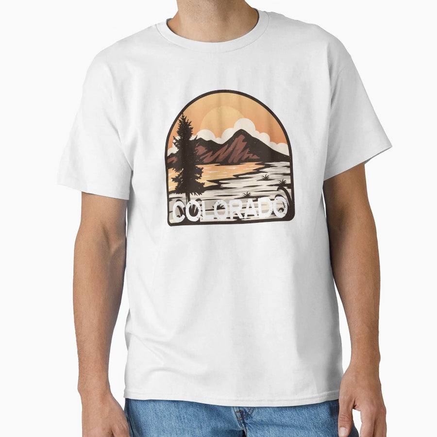 Colorado Mountains T-Shirt - Casual Everyday Wear for Adults - T-Shirt, Sweatshirt, Hoodie