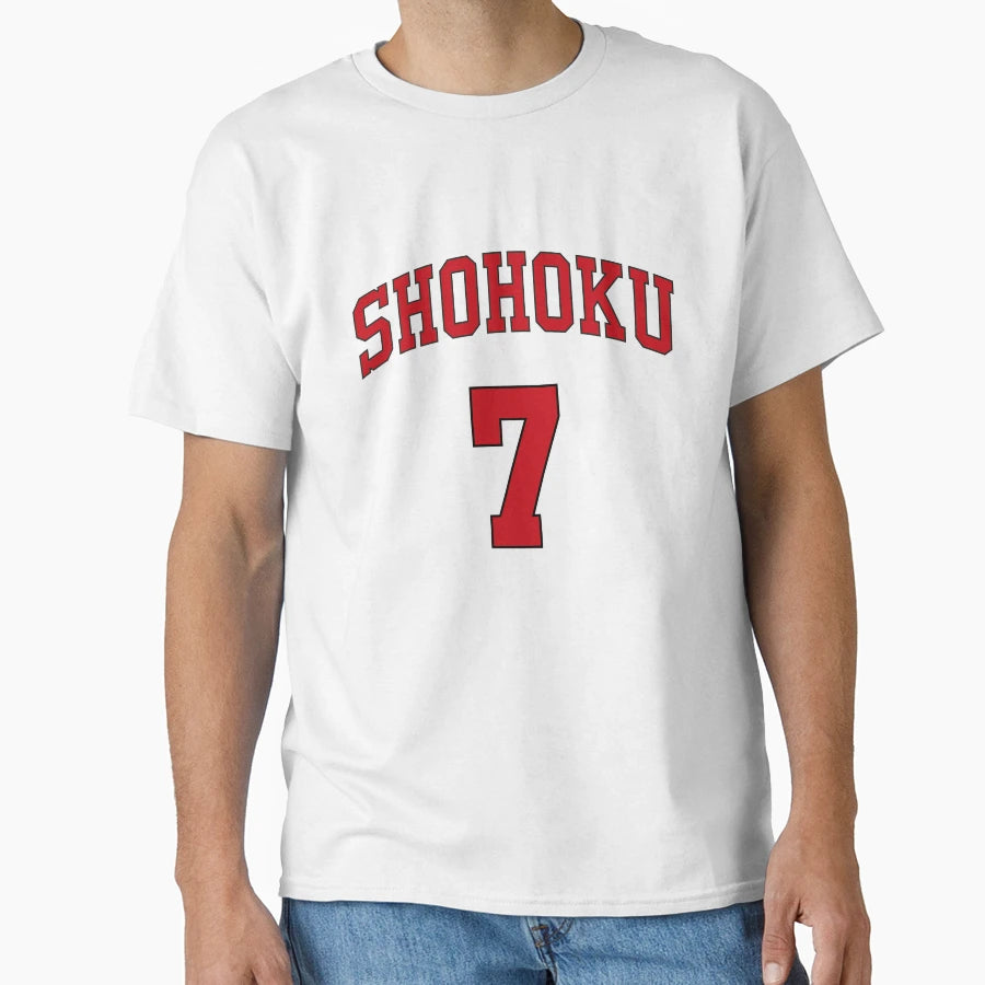 Slam Dunk Shohoku Basketball Team N 7 T-Shirt - Trendy Graphic for Adults - T-Shirt, Sweatshirt, Hoodie