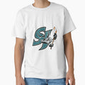 San Jose Barracuda T-Shirt - Custom Art Print Unisex - T-Shirt, Sweatshirt, Hoodie