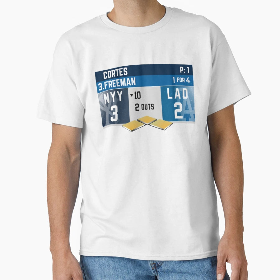 2024 World Series Walk Off Home Run T-Shirt - Custom Art Print Men Women - T-Shirt, Sweatshirt, Hoodie