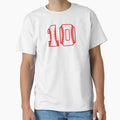 Baseball Number 10 T-Shirt - Fun Novelty Design for Adults - T-Shirt, Sweatshirt, Hoodie
