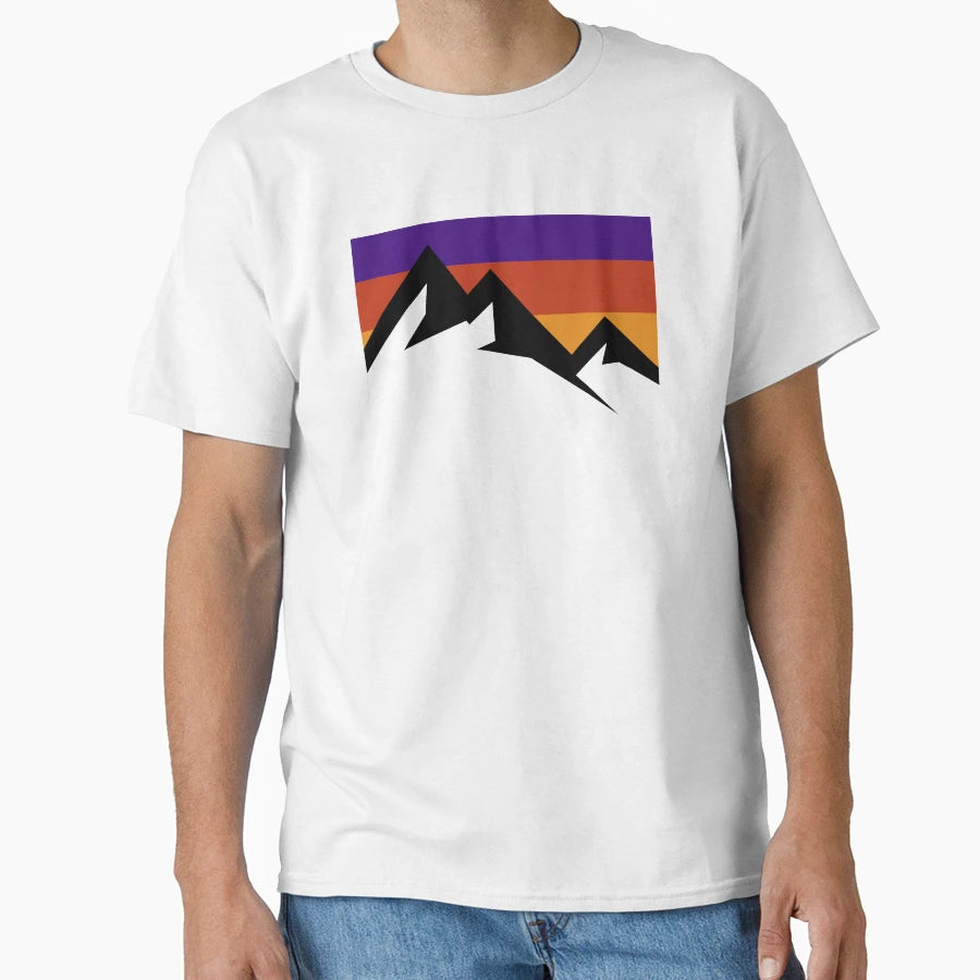 Mountain Sunset T-Shirt - Graphic Print Unisex - T-Shirt, Sweatshirt, Hoodie