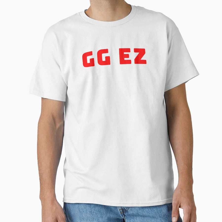 Gg Ez Good Game Easy T-Shirt - Fun Novelty Design Unisex - T-Shirt, Sweatshirt, Hoodie