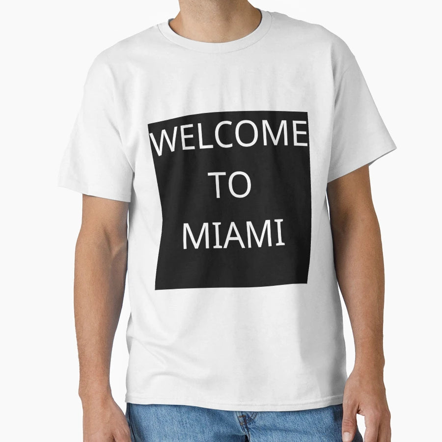 T Shirts Miami T-Shirt - Custom Art Print for Adults - T-Shirt, Sweatshirt, Hoodie