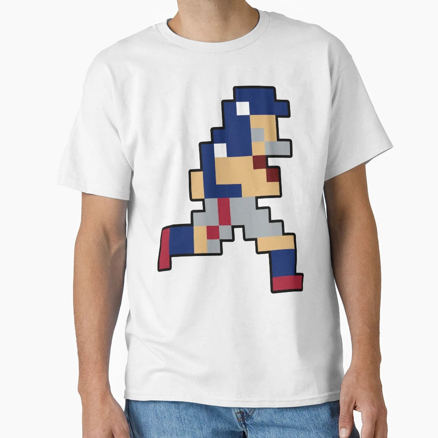 8 Bit New York Pixel Football Player T-Shirt - Graphic Print for Adults - T-Shirt, Sweatshirt, Hoodie