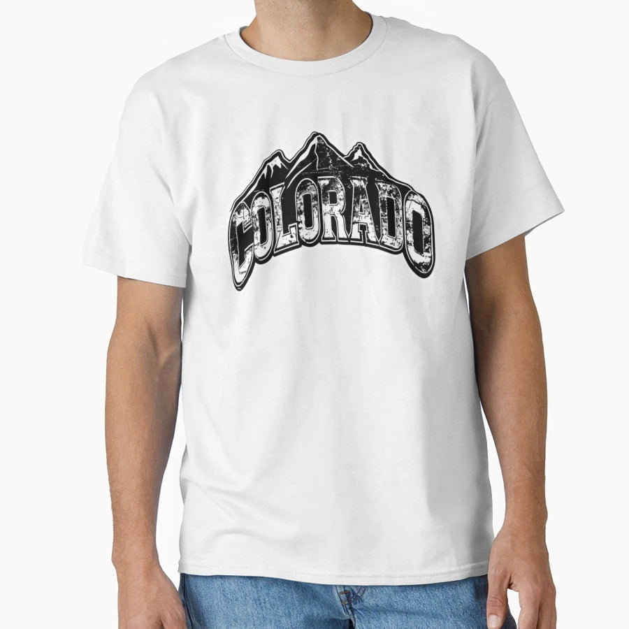 Colorado Distressed T-Shirt - Novelty Apparel Unisex - T-Shirt, Sweatshirt, Hoodie