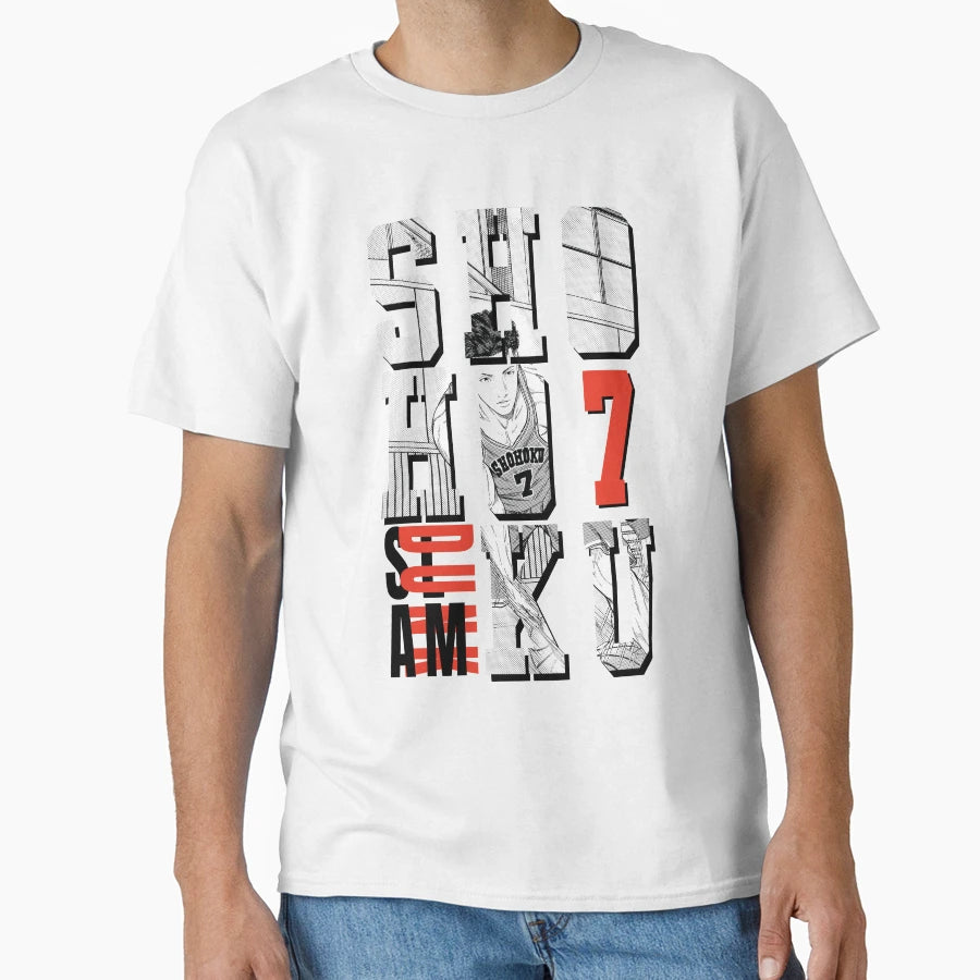 7 Shohoku High Basketball Dunk T-Shirt - Casual Everyday Wear Men Women - T-Shirt, Sweatshirt, Hoodie