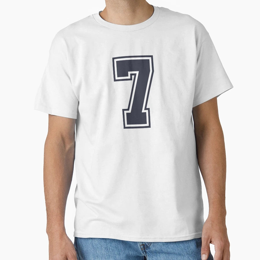 7 Sports Number Seven T-Shirt - Fun Novelty Design for Adults - T-Shirt, Sweatshirt, Hoodie