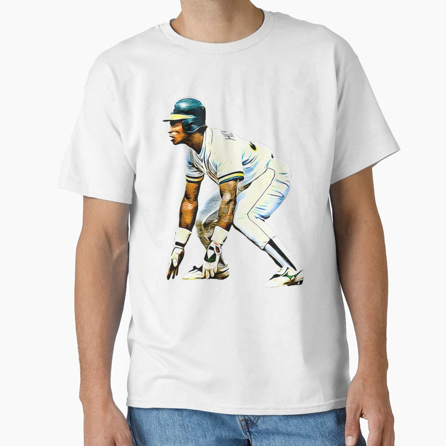 Rickey Henderson Rickey Henderson T-Shirt - Casual Everyday Wear for Adults - T-Shirt, Sweatshirt, Hoodie