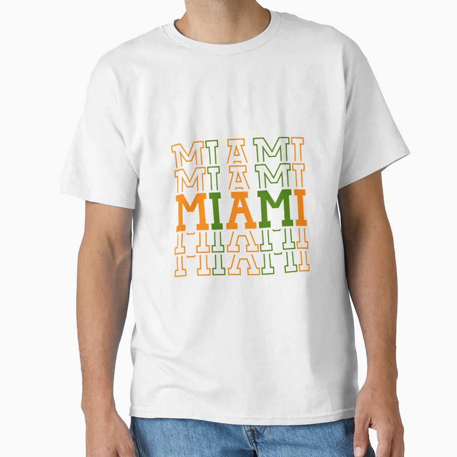 University Miami T-Shirt - Novelty Apparel for Adults - T-Shirt, Sweatshirt, Hoodie
