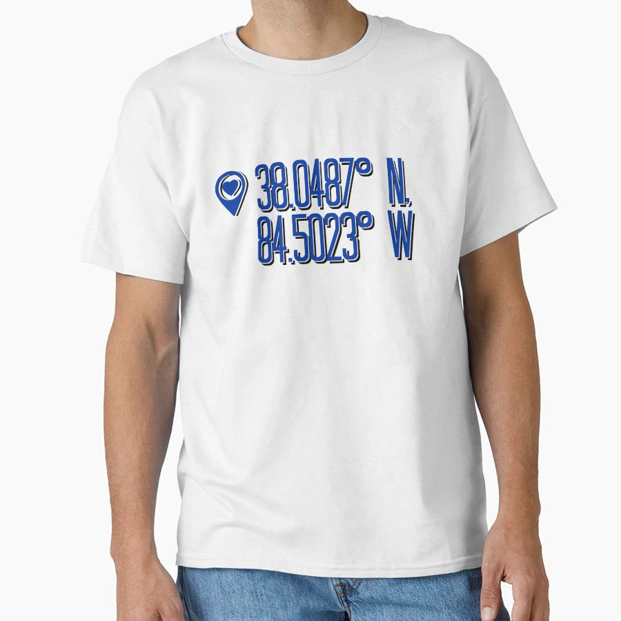 Rupp Arena Coordinates T-Shirt - Unique Graphic for Adults - T-Shirt, Sweatshirt, Hoodie
