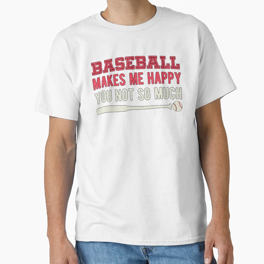 Funny Baseball T-Shirt - Aesthetic Graphic for Adults - T-Shirt, Sweatshirt, Hoodie
