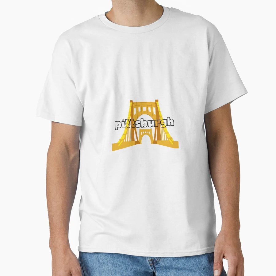 Pittsburgh Bridge T-Shirt - Aesthetic Graphic for Adults - T-Shirt, Sweatshirt, Hoodie