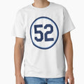 Chaz Roe 52 Jersey Number T-Shirt - Custom Art Print Unisex - T-Shirt, Sweatshirt, Hoodie