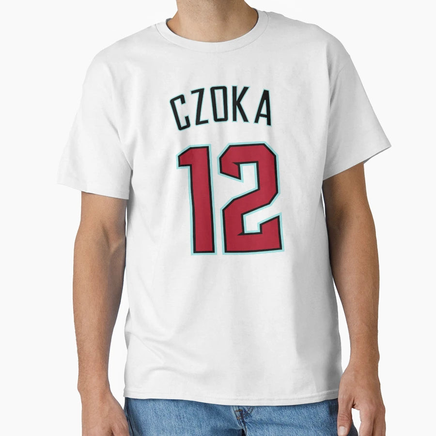 Baseball Czoka Number 12 Home T-Shirt - Minimalist Print Men Women - T-Shirt, Sweatshirt, Hoodie