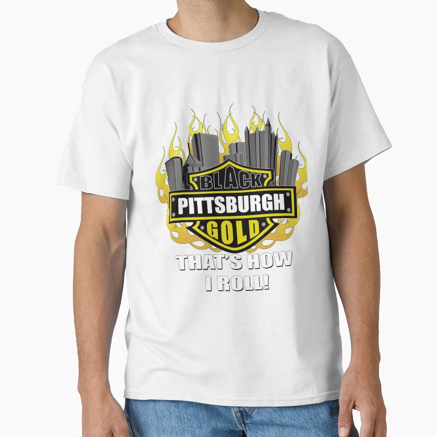 Pittsburgh T-Shirt - Minimalist Print Men Women - T-Shirt, Sweatshirt, Hoodie