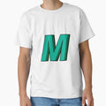 Green M T-Shirt - Minimalist Print Unisex - T-Shirt, Sweatshirt, Hoodie