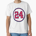 Deion Sanders 24 Jersey Number T-Shirt - Minimalist Print Men Women - T-Shirt, Sweatshirt, Hoodie