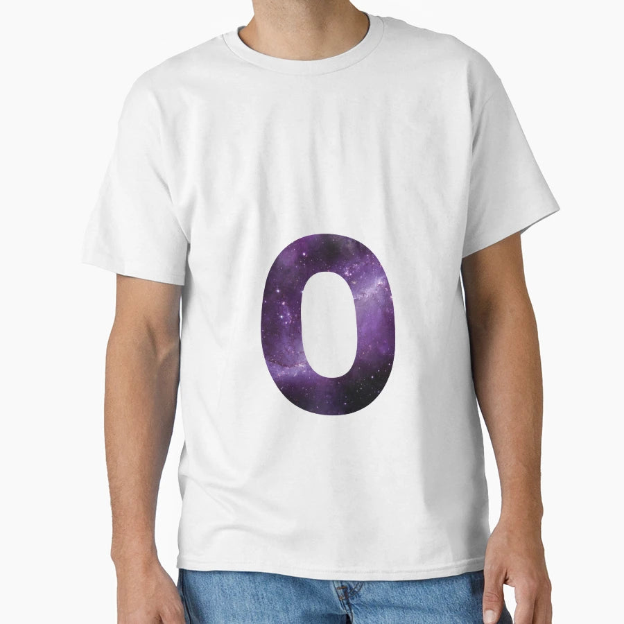 Letter O Galaxy T-Shirt - Graphic Print for Adults - T-Shirt, Sweatshirt, Hoodie