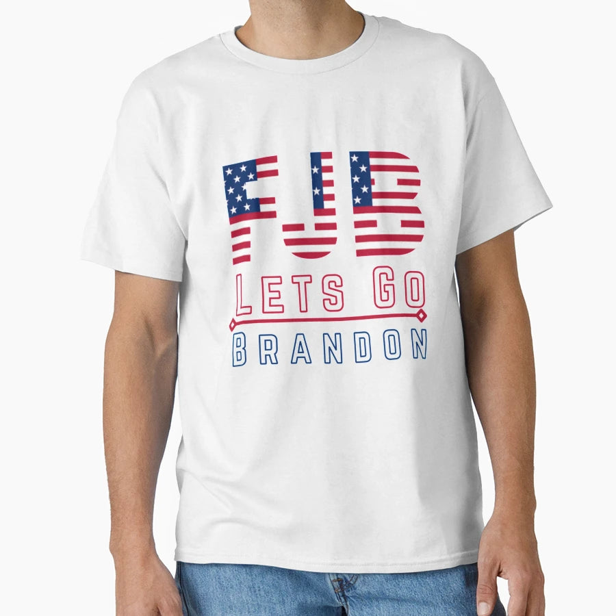 Fjb Lets Go Brandon T-Shirt - Minimalist Print Unisex - T-Shirt, Sweatshirt, Hoodie