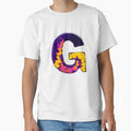 Letter G Monogram Typography Collage T-Shirt - Aesthetic Graphic Unisex - T-Shirt, Sweatshirt, Hoodie