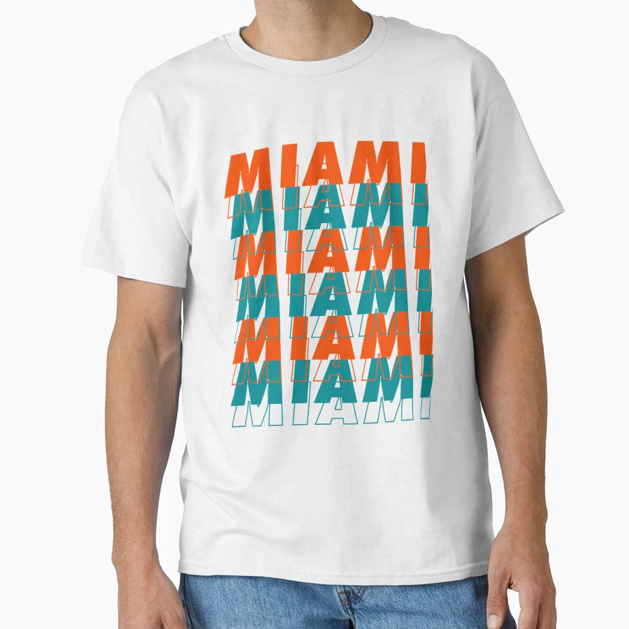 Miami T-Shirt - Graphic Print Men Women - T-Shirt, Sweatshirt, Hoodie