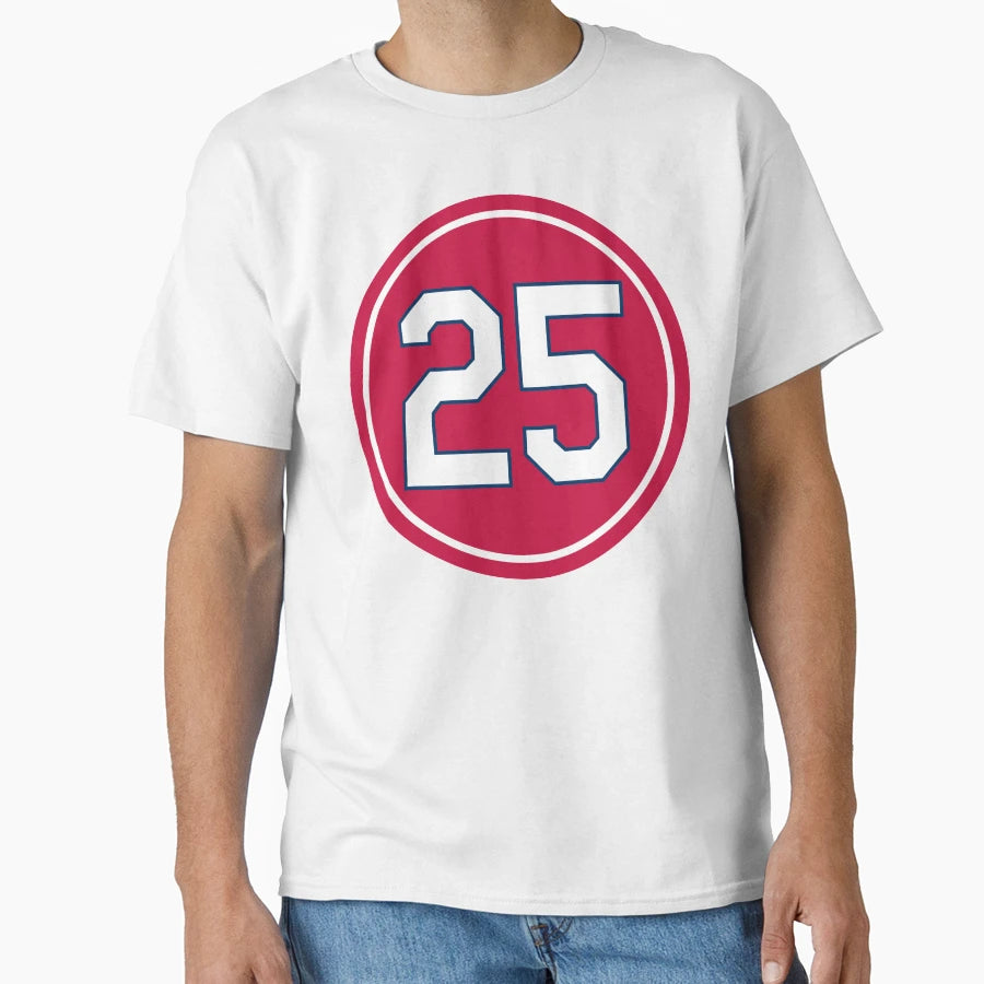 Mark Mcgwire 25 Jersey Number T-Shirt - Novelty Apparel Men Women - T-Shirt, Sweatshirt, Hoodie