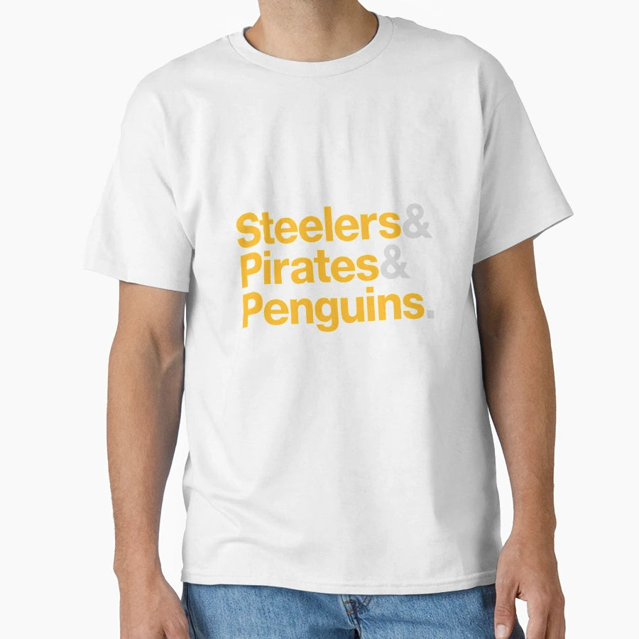 Pittsburgh Sports Teams 412 T-Shirt - Novelty Apparel for Adults - T-Shirt, Sweatshirt, Hoodie