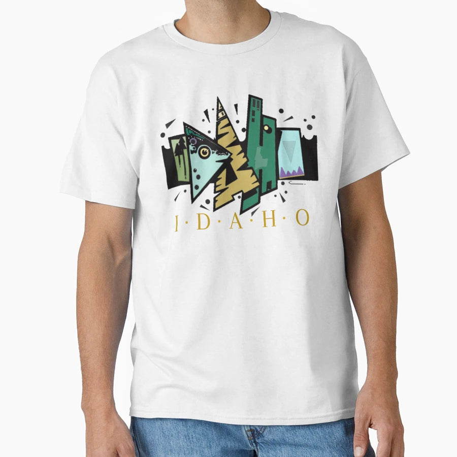 Idaho Symbol Name T-Shirt - Unique Graphic Unisex - T-Shirt, Sweatshirt, Hoodie