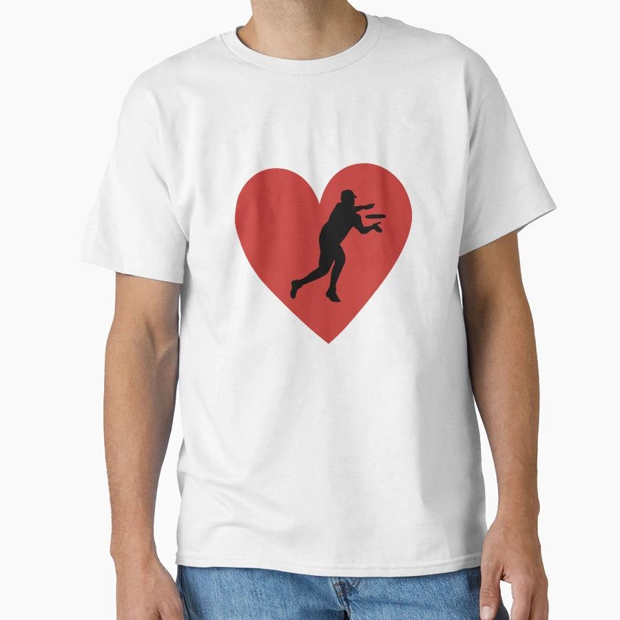 Disc Golf Heart T-Shirt - Graphic Print for Adults - T-Shirt, Sweatshirt, Hoodie