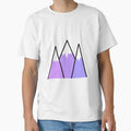 Purple Mountains T-Shirt - Aesthetic Graphic Unisex - T-Shirt, Sweatshirt, Hoodie