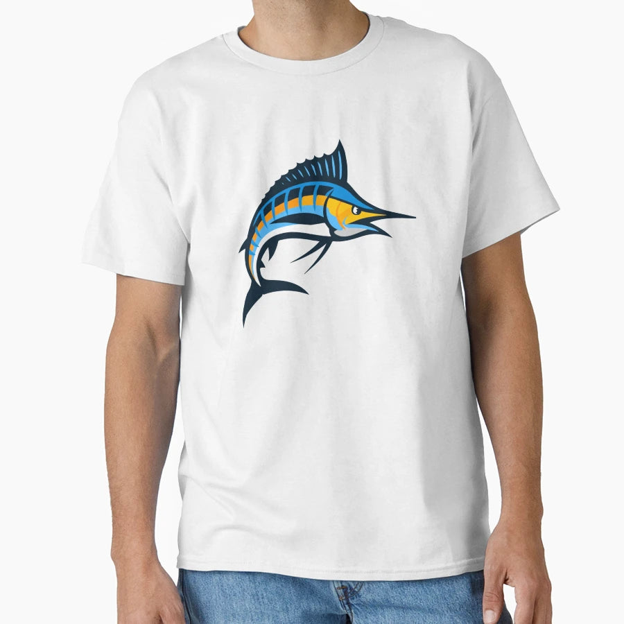 Blue Marlin T-Shirt - Trendy Graphic Men Women - T-Shirt, Sweatshirt, Hoodie