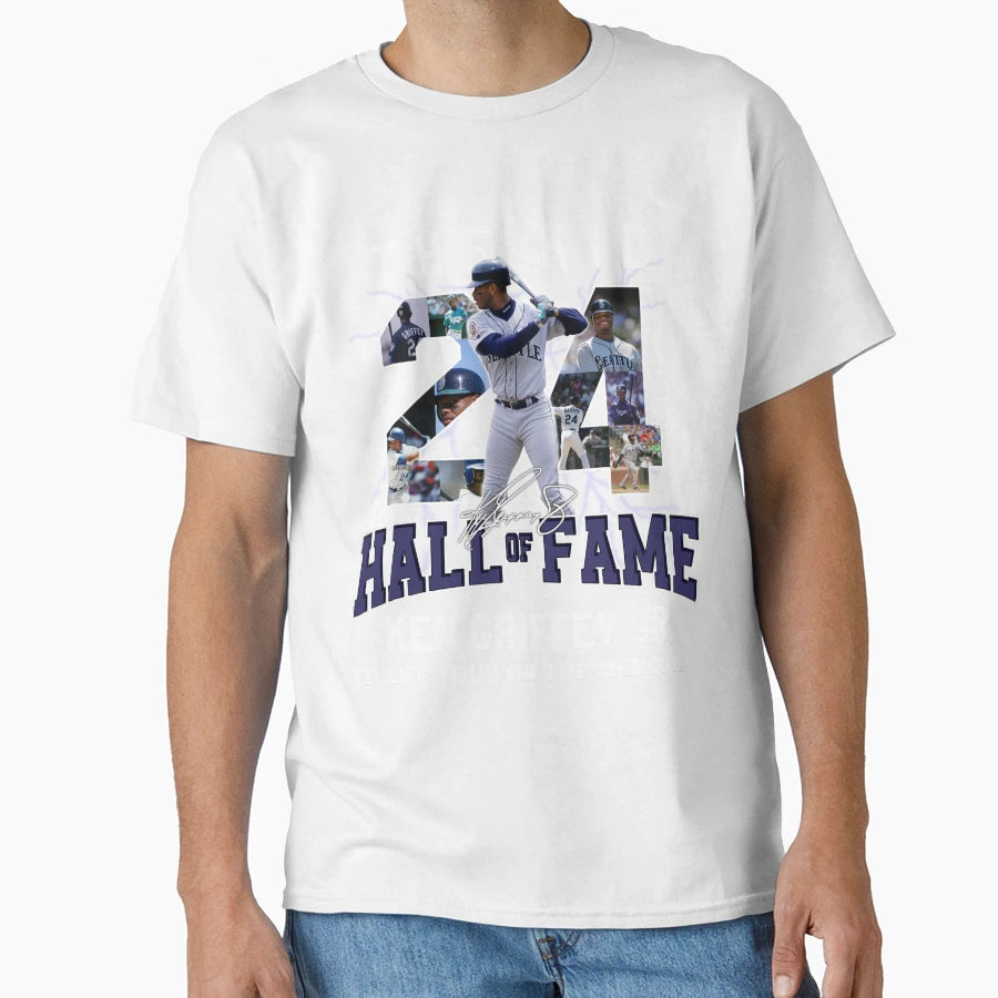 Ken Griffey Jr Seattle Baseball T-Shirt - Fun Novelty Design for Adults - T-Shirt, Sweatshirt, Hoodie
