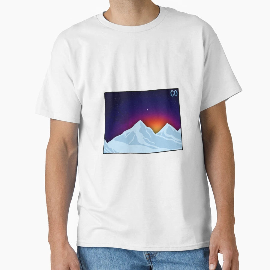 Colorado Mountains T-Shirt - Trendy Graphic for Adults - T-Shirt, Sweatshirt, Hoodie