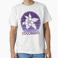 Colorado Columbine State Flower Rainbow T-Shirt - Novelty Apparel Men Women - T-Shirt, Sweatshirt, Hoodie