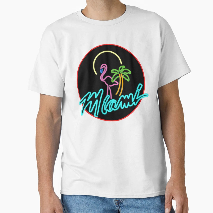 Miami T-Shirt - Unique Graphic Unisex - T-Shirt, Sweatshirt, Hoodie