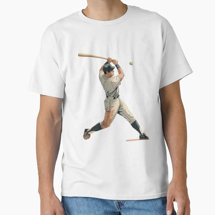 Baseball Slugger Swing T-Shirt - Novelty Apparel Unisex - T-Shirt, Sweatshirt, Hoodie