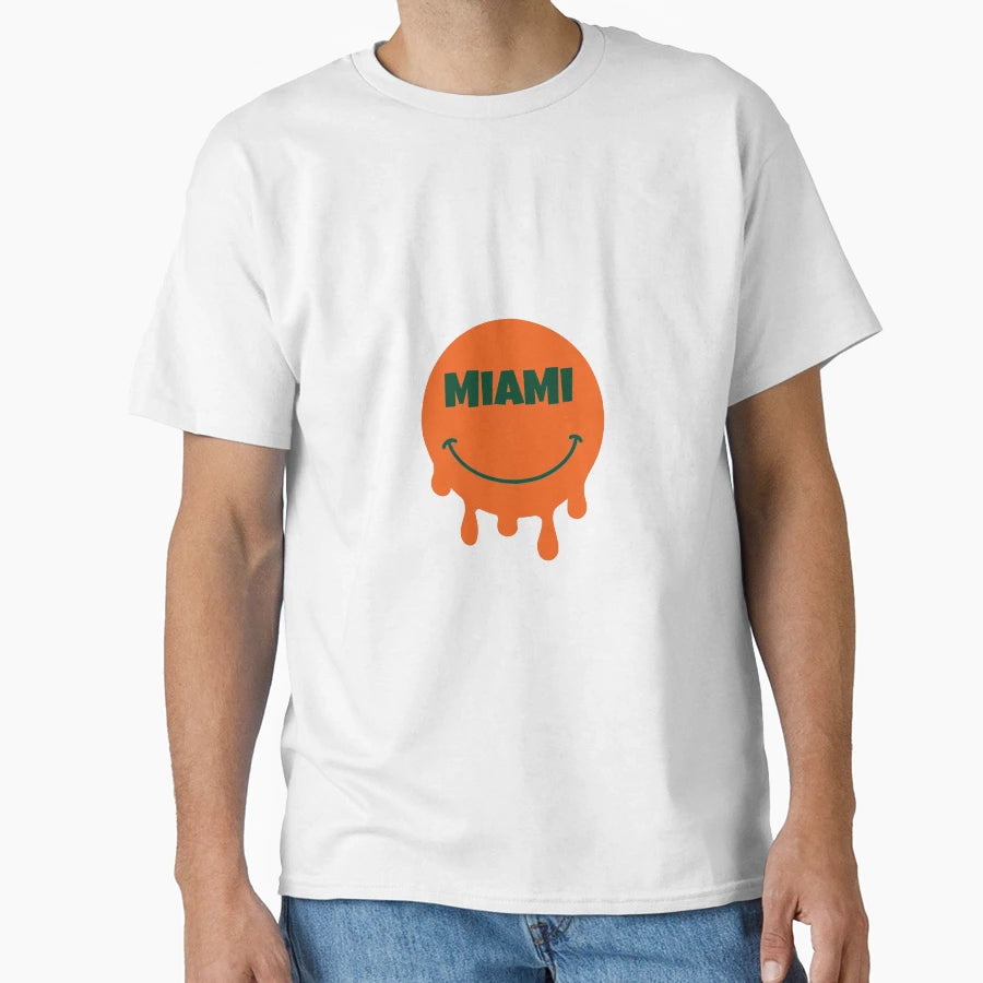 Miami Smile T-Shirt - Graphic Print Unisex - T-Shirt, Sweatshirt, Hoodie