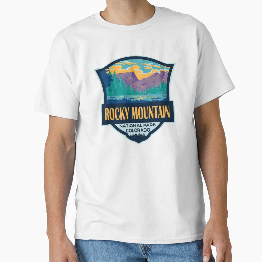 Rocky Mountain National Park T-Shirt - Custom Art Print Unisex - T-Shirt, Sweatshirt, Hoodie
