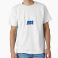 Blue M T-Shirt - Custom Art Print Men Women - T-Shirt, Sweatshirt, Hoodie