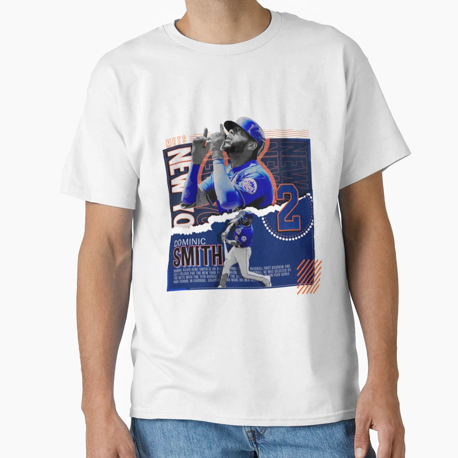 Dominic Smith Baseball T-Shirt - Unique Graphic for Adults - T-Shirt, Sweatshirt, Hoodie