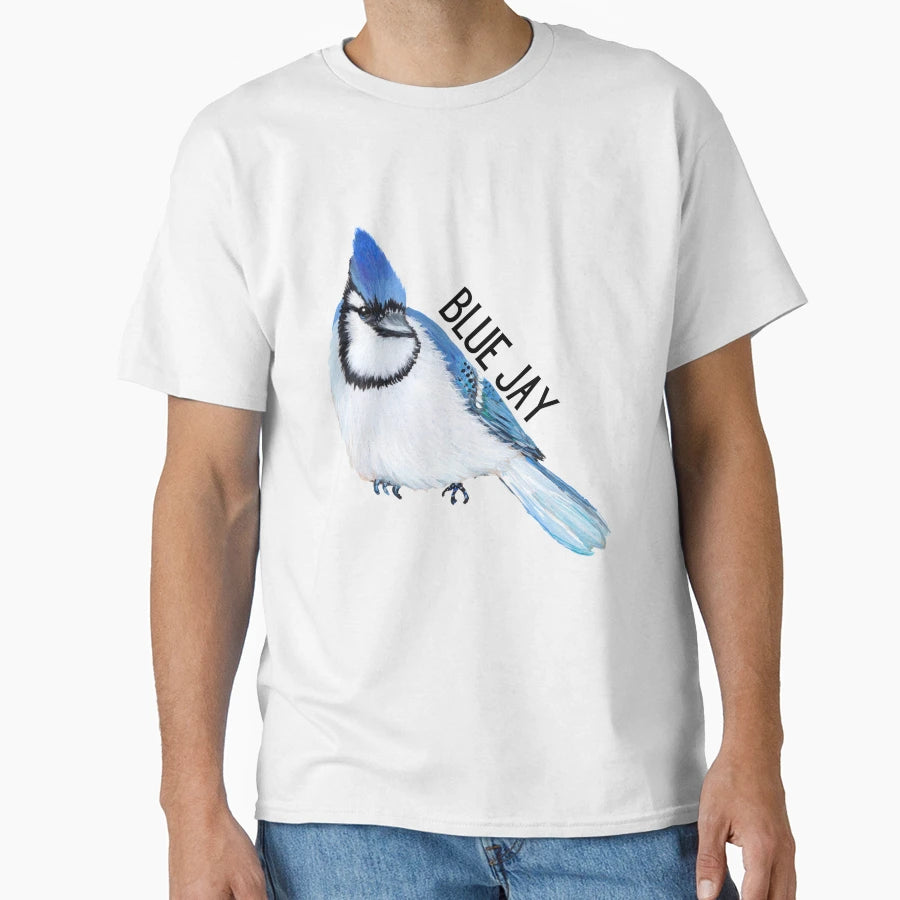 Blue Jay Bird T-Shirt - Casual Everyday Wear Men Women - T-Shirt, Sweatshirt, Hoodie