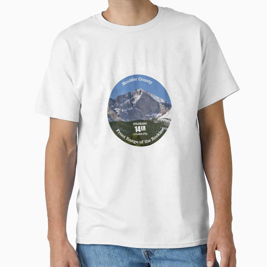 Longs Peak P T-Shirt - Trendy Graphic for Adults - T-Shirt, Sweatshirt, Hoodie