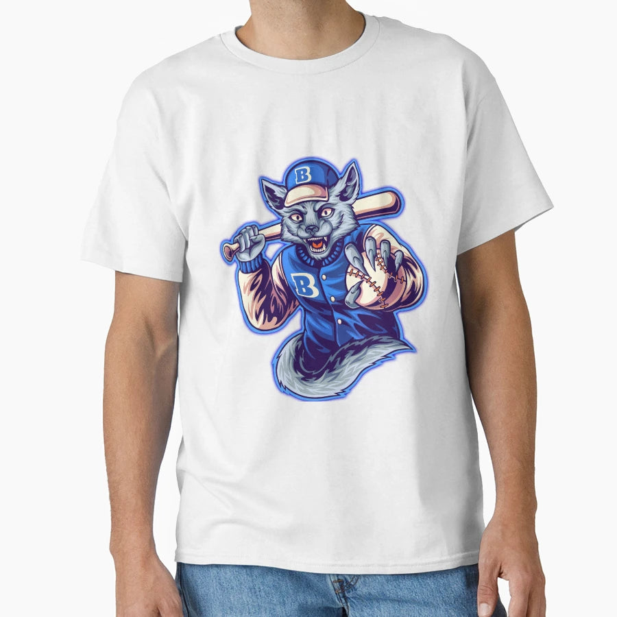 Baseball Player Cat Sport Awesome T-Shirt - Custom Art Print Men Women - T-Shirt, Sweatshirt, Hoodie