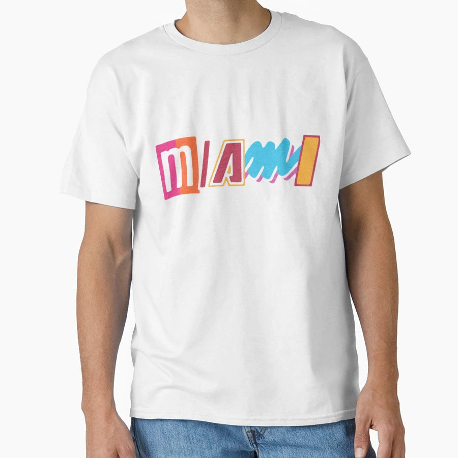Miami Mashup Uniforms T-Shirt - Aesthetic Graphic for Adults - T-Shirt, Sweatshirt, Hoodie