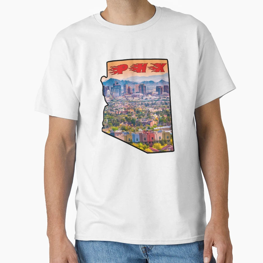Phoenix Az T-Shirt - Custom Art Print for Adults - T-Shirt, Sweatshirt, Hoodie