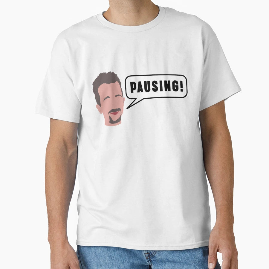 Jonathan Ferguson Pausing T-Shirt - Minimalist Print Unisex - T-Shirt, Sweatshirt, Hoodie