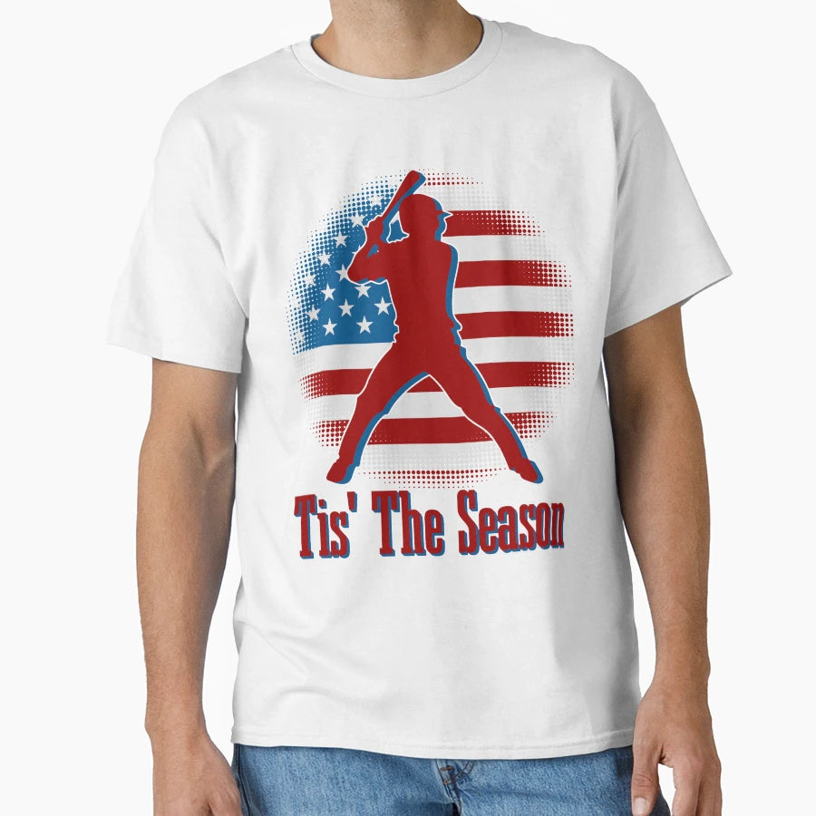 Baseball Game Tis Season Baseball T-Shirt - Trendy Graphic for Adults - T-Shirt, Sweatshirt, Hoodie