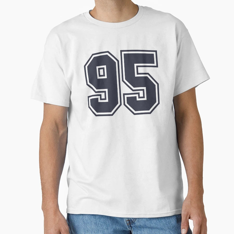 95 Sports Number Ninety Five T-Shirt - Aesthetic Graphic Men Women - T-Shirt, Sweatshirt, Hoodie