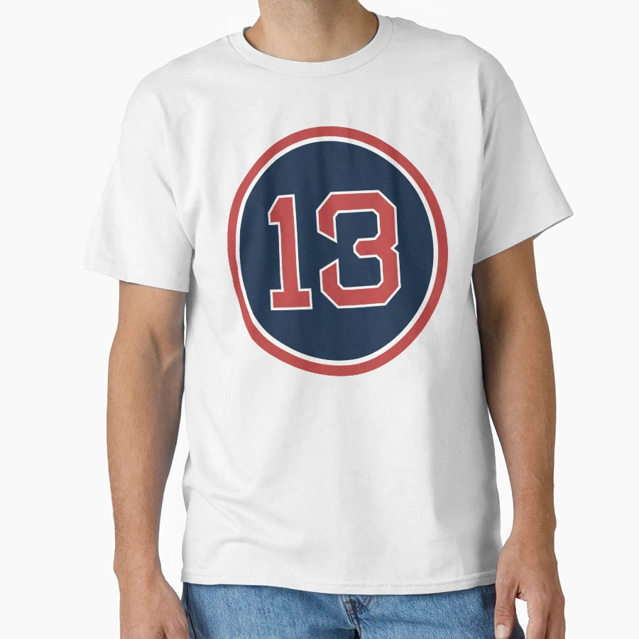 John Valentin 13 Jersey Number T-Shirt - Trendy Graphic Unisex - T-Shirt, Sweatshirt, Hoodie